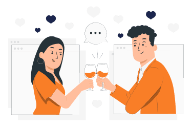 Perfect match illustration